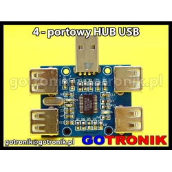 4 portowy HUB USB 2.0 pasywny