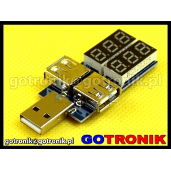 Miernik napięcia i prądu z portu USB