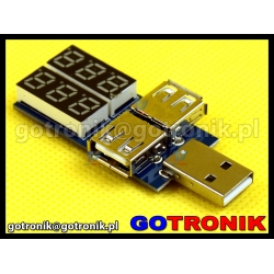 Miernik napięcia i prądu z portu USB