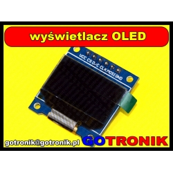 Wyświetlacz OLED 0,96' SSD1306