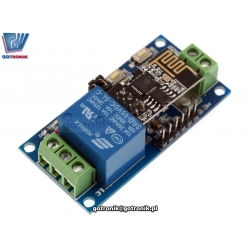 LCT-203 Moduł 1 przekaźnika 5V WiFi ESP8266 sterowanego bezprzewodowo