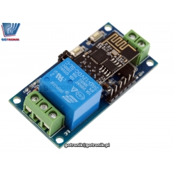 LCT-204 Moduł 1 przekaźnika 12V WiFi ESP8266