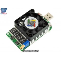 RD LD25 elektroniczne obciążenie 25W DC Electronic Load resistor USB