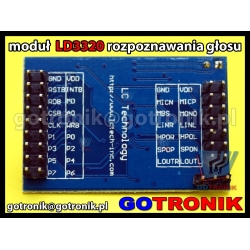 Moduł rozpoznawania mowy LD3320 ASR