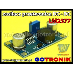 Mini zasilacz przetwornica DC DC LM2577 4-35V