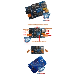 Przetwornica napięcia LM2596 + woltomierz + wyjście USB