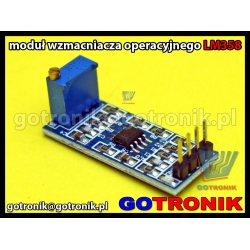 Moduł wzmacniacza operacyjnego LM358