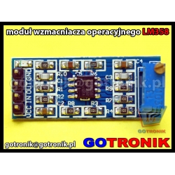 Moduł wzmacniacza operacyjnego LM358