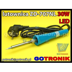 Lutownica 30W z podświetleniem LED ZD-707NL