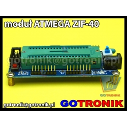 Moduł uruchomieniowy ATMEGA ZIF-40 ISP