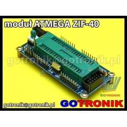 Moduł uruchomieniowy ATMEGA ZIF-40 ISP