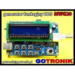 Generator funkcyjny DDS MWG20 1Hz-20MHz