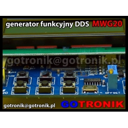 Generator funkcyjny DDS MWG20 1Hz-20MHz