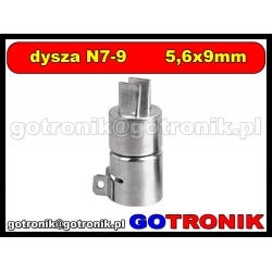 Zapasowa dysza N7-9 5,6 x 9mm do stacji HOT-AIR ZD-912 ZD-939