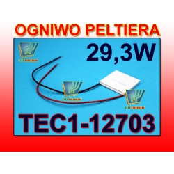 Ogniwo moduł Peltiera TEC1-12703 40x40x4,2mm