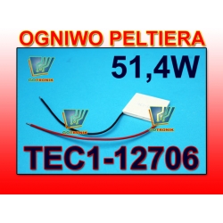 Ogniwo moduł Peltiera TEC1-12706 40x40x3,9mm