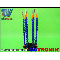 Uchwyt trzecia reka z podstawą aluminiową 6 elastycznych ramion 32cm czarny
