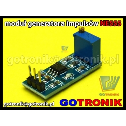 Moduł generatora impulsów NE555