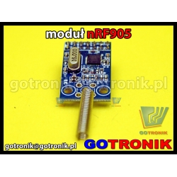 Moduł nRF905 nadajnik-odbiornik 433MHz ISM