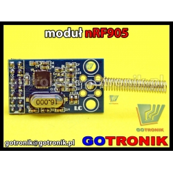 Moduł nRF905 nadajnik-odbiornik 433MHz ISM