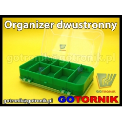 Organizer dwustronny 8+5 przegródek wymiary: 165 x 95 x 45 mm