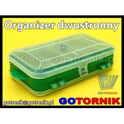 Organizer dwustronny 8+5 przegródek wymiary: 165 x 95 x 45 mm