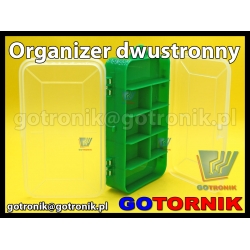 Organizer dwustronny 8+5 przegródek wymiary: 165 x 95 x 45 mm