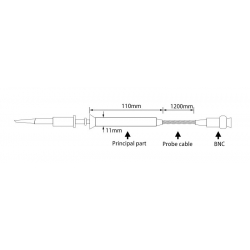 Sonda oscyloskopowa wysokonapięciowa 100:1 2kV 250MHz