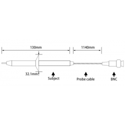 Sonda oscyloskopowa wysokonapięciowa 100:1 4kV 100MHz