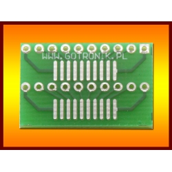 PCB Płytka drukowana SO20 - DIP20 raster 1.27mm