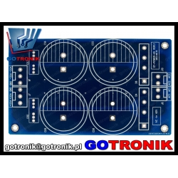 Symetryczny zasilacz niestabilizowany - płytka drukowana PCB