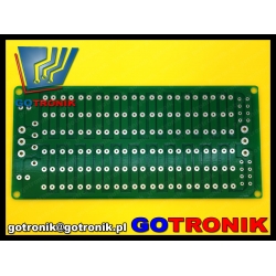Zasilacz niestabilizowany symetryczny - płytka drukowana PCB