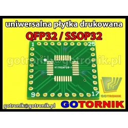 Uniwersalna płytka drukowana QFP32 / SSOP32