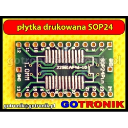 Płytka drukowana SOP24 raster 1,00mm