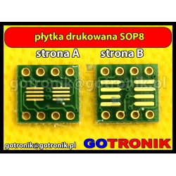 Płytka drukowana SO8, SOP8, SOIC8 / SSOP8, TSSOP8, MSOP8