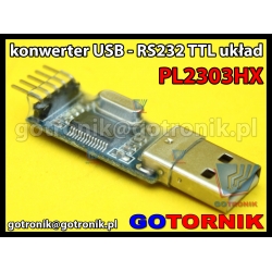 Konwerter USB-RS232 TTL PL2303HX (w koszulce)