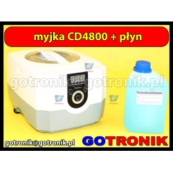 Myjka ultradźwiękowa CD-4800 1400ml + płyn 500ml