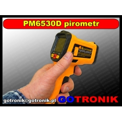 PM6530D pirometr na podczerwień - cyfrowy miernik temperatury