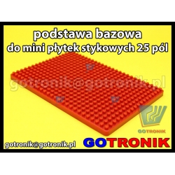 Podstawa bazowa do mini płytek stykowych 25 pól