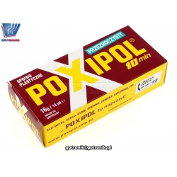 POXIPOL klej przeźroczysty spoiwo plastyczne 16g/14ml