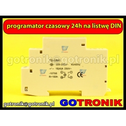 Programator czasowy na szynę DIN