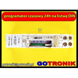 Programator czasowy na szynę DIN