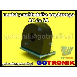 Moduł czujnika prądu AC 5A mini transformator