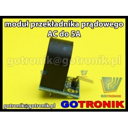 Moduł czujnika prądu AC 5A mini transformator