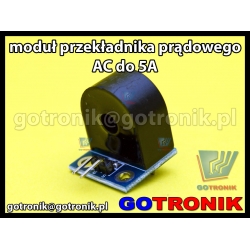 Moduł czujnika prądu AC 5A mini transformator