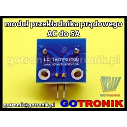 Moduł czujnika prądu AC 5A mini transformator