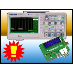 Oscyloskop cyfrowy SDS1022DL + Generator DDS
