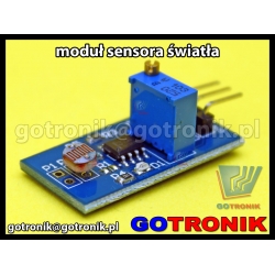 Moduł czujnika natężenia światła - sensor