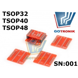 SN:001 Adapter TSOP32/40/48 do programatorów TL866A/CS