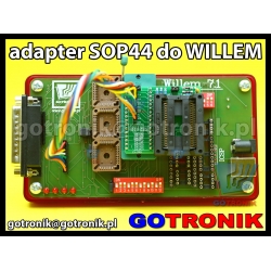 Adapter SOP44 do programatora Willem